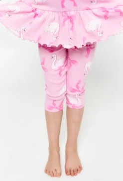 Dziewczęce legginsy 3/4