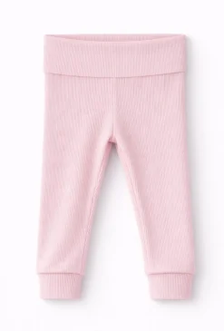 Dziewczęce legginsy- różowe