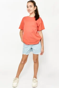 Dziewczęcy t-shirt oversize