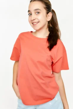 Dziewczęcy t-shirt oversize