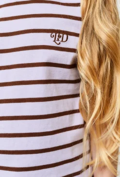 Dziewczęcy t-shirt w paski