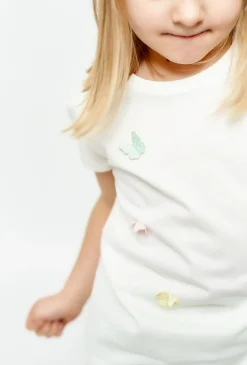 Dziewczęcy t-shirt z motylkami