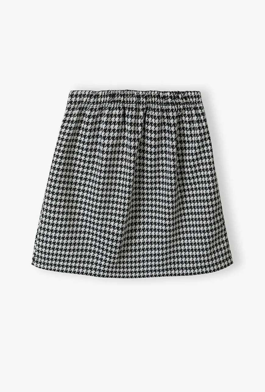 Elegancka plisowana spódnica dziewczęca w pepitkę
