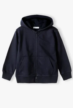 Granatowa bluza dresowa - basic - 5.10.15.