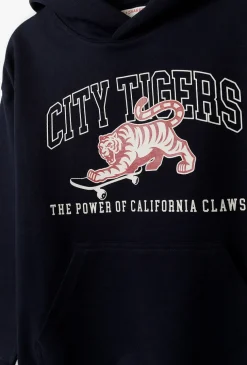 Granatowa bluza dresowa z kapturem - Lincoln&Sharks