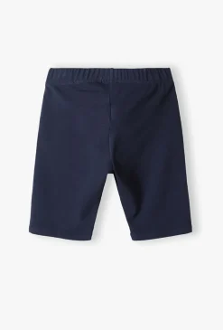 Granatowe legginsy 1/2 dziewczęce