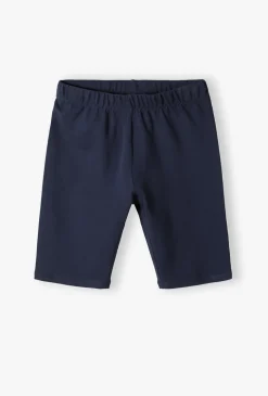 Granatowe legginsy 1/2 dziewczęce