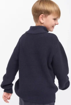 Granatowy sweter dla chłopca - Lincoln&Sharks