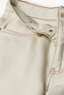 Jeansowe spodnie culotte - ecru - Lincoln&Sharks