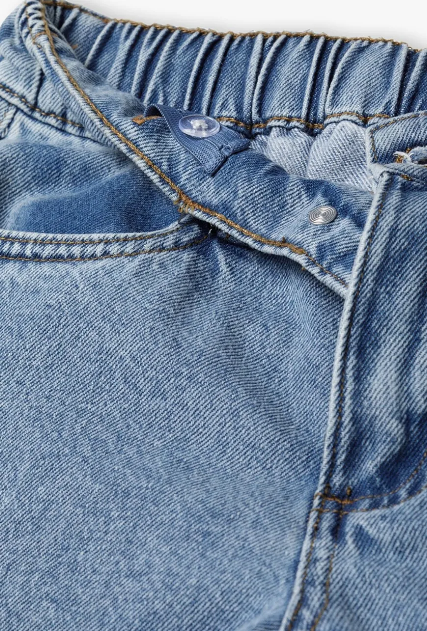 Jeansy chłopięce typu Wide Leg