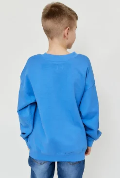 Klasyczna niebieska bluza nierozpinana