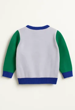 Kolorowy sweter niemowlęcy