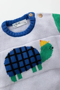 Kolorowy sweter niemowlęcy
