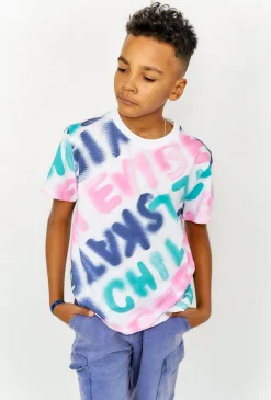 Kolorowy t-shirt chłopięcy