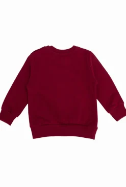 Komplet niemowlęcy: bluza z haftem i legginsy w kwiaty.