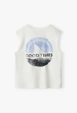 Koszulka bez rękawów chłopięca „Good Times California”