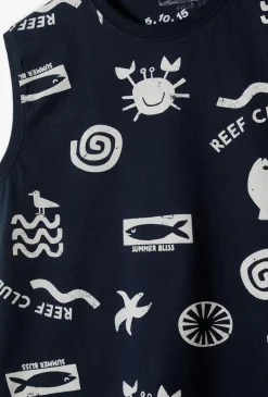 Koszulka bez rękawów chłopięca „Reef Club”