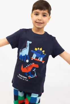 Koszulka chłopięca „Dinozaury”