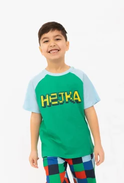 Koszulka chłopięca reglan z napisem