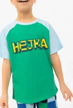Koszulka chłopięca reglan z napisem