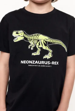 Koszulka dla chłopca - neonowy dinozaur - 5.10.15.