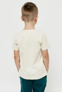 Koszulka henley - ecru