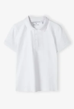 Koszulka polo chłopięca z krótkim rękawem