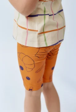 Krótkie legginsy dziewczęce