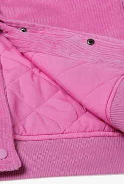 Kurtka przejściowa bomberka z pikowana podpinką