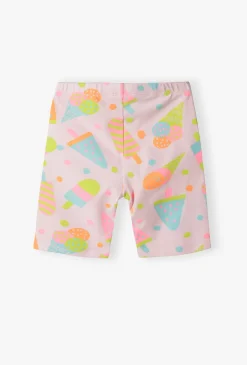 Legginsy 1/2 dla dziewczynki – w kolorowe lody