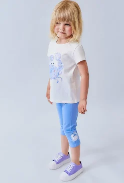 Legginsy dziewczęce 3/4