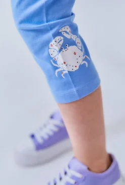 Legginsy dziewczęce 3/4