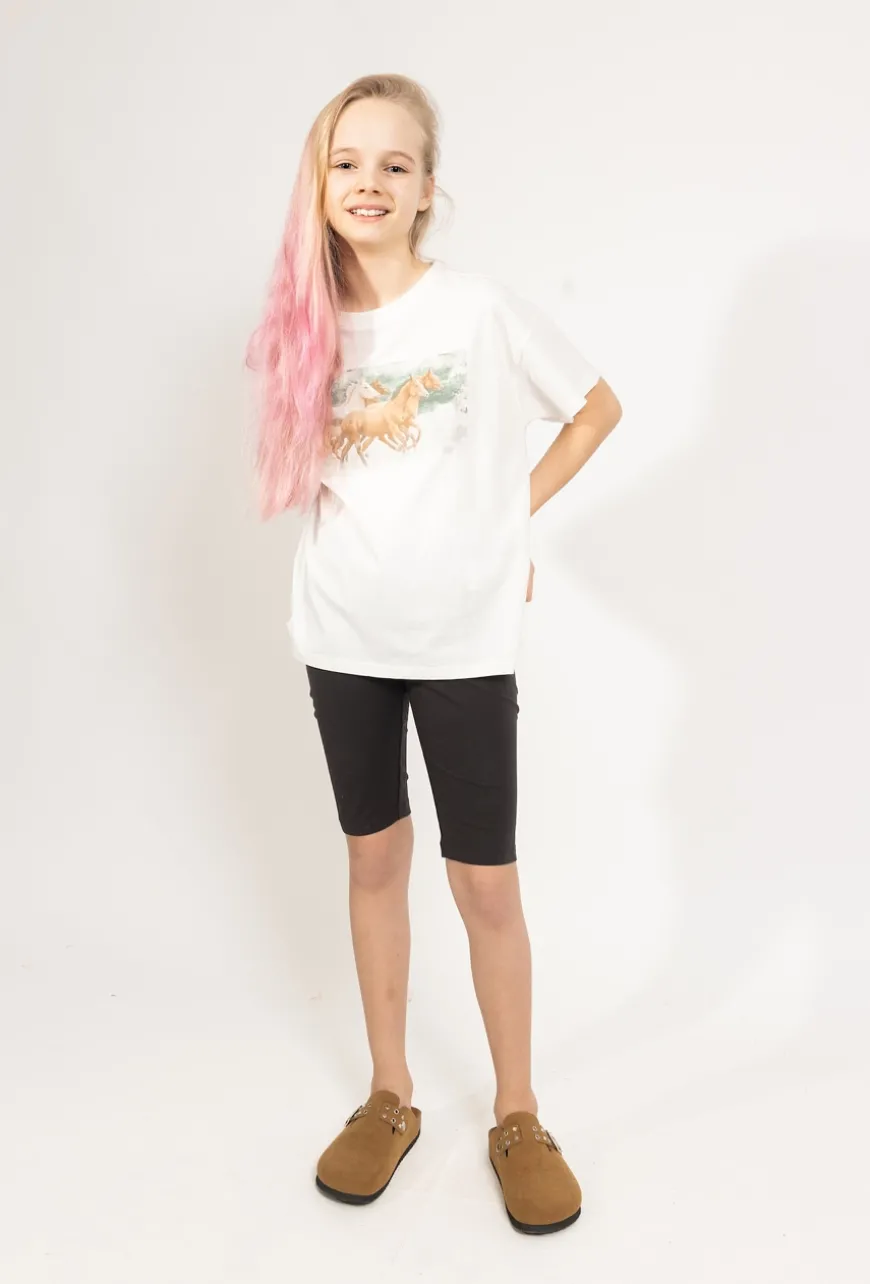 Legginsy 1/2 dziewczęce