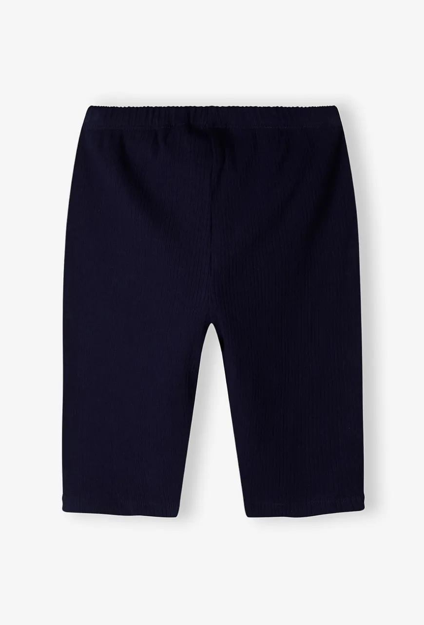 Legginsy dziewczęce – prążkowane getry 1/2