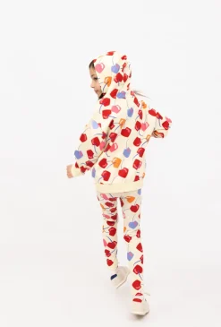 Legginsy dziewczęce w czereśnie