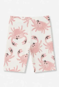 Legginsy dziewczęce 1/2 w kraby
