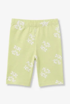 Legginsy dziewczęce 1/2 w kwiaty