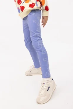 Legginsy dziewczęce z nadrukiem wróżki