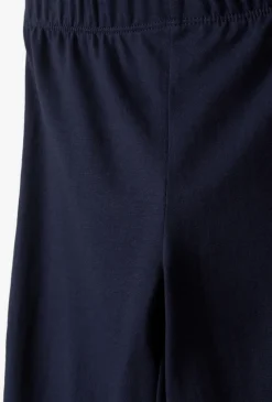 Legginsy dziewczęce z rozszerzaną nogawką