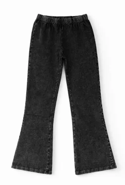 Legginsy flare z efektem sprania