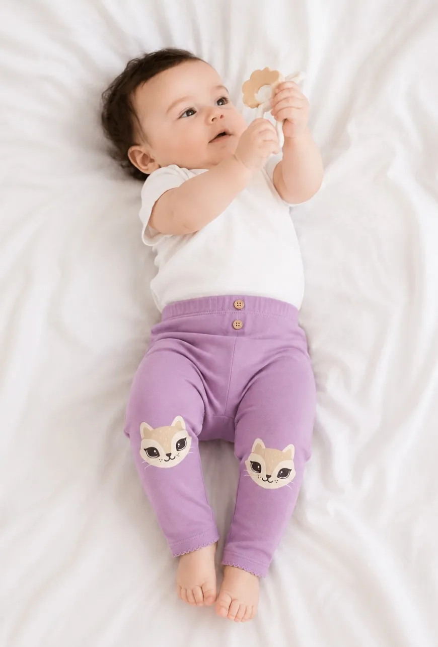 Legginsy niemowlęce