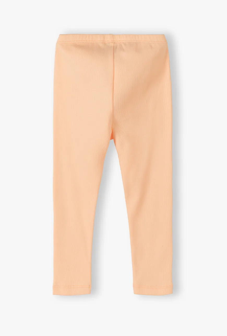 Legginsy niemowlęce prążkowane