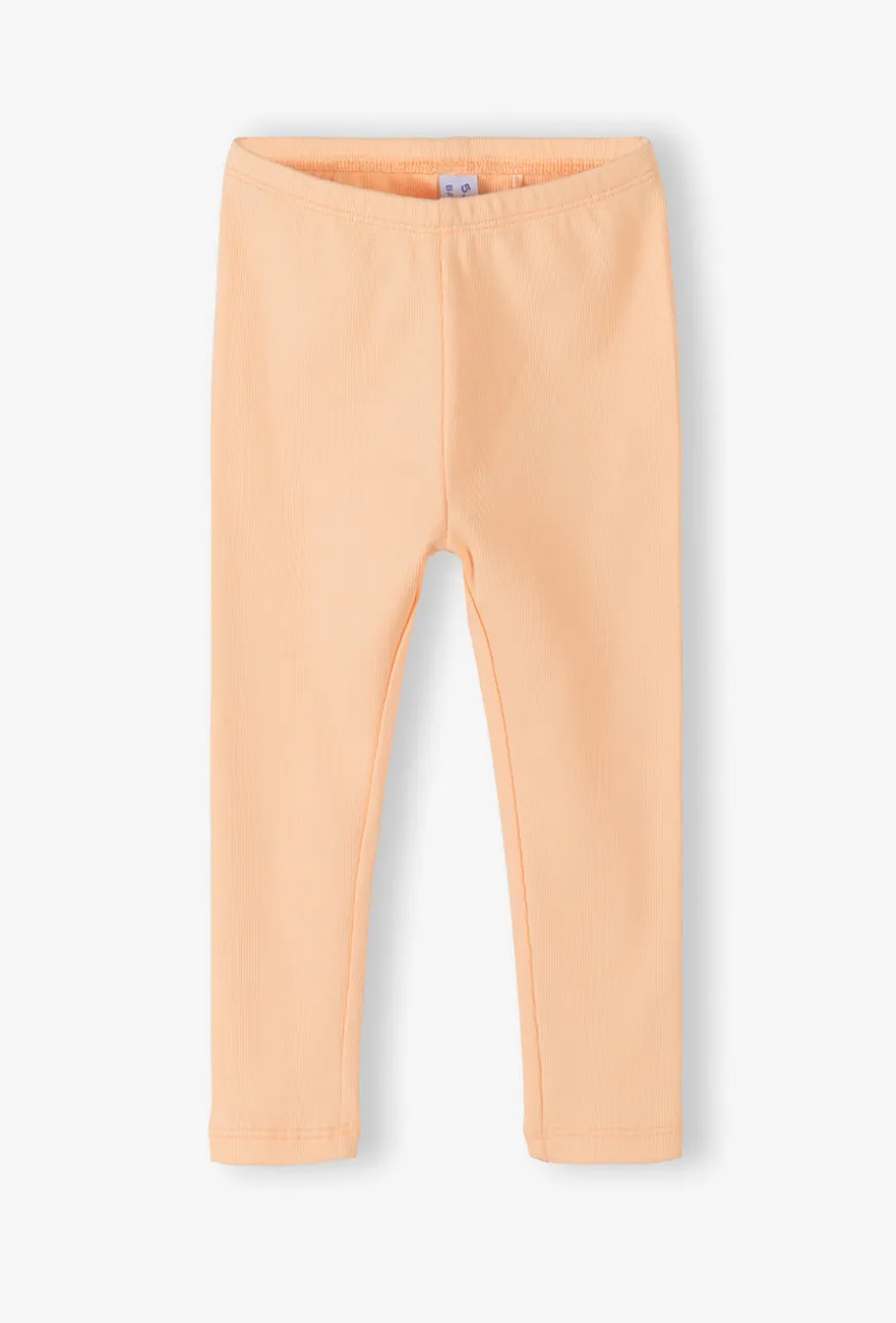 Legginsy niemowlęce prążkowane