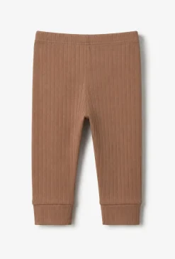 Legginsy niemowlęce z dekoracyjną naszywką