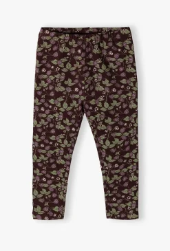 Legginsy niemowlęce z falbanką