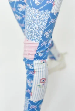 Legginsy - patchworkowy nadruk