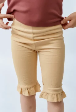 Legginsy rybaczki z falbanką