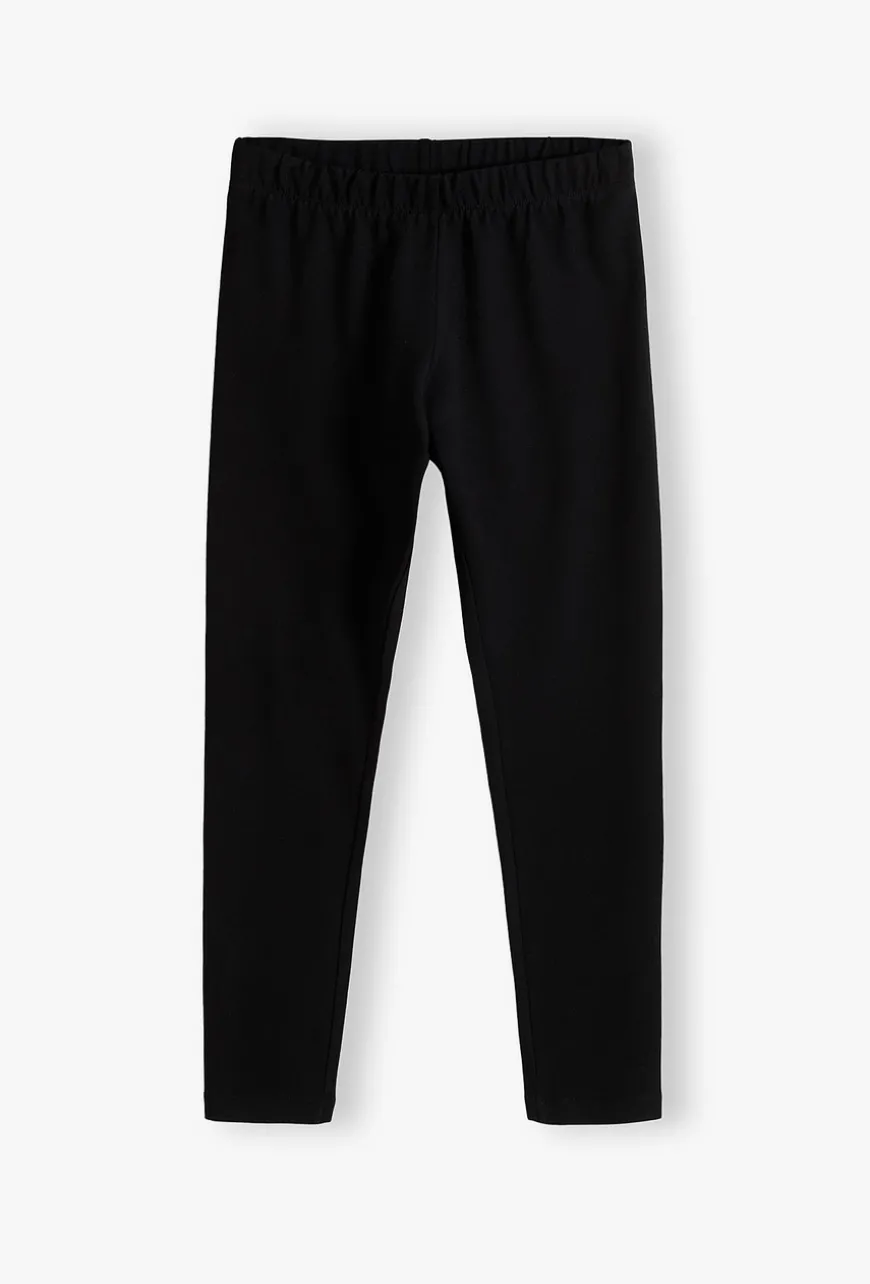 Leginsy dla dziewczynki - czarne - basic - Limited Edition