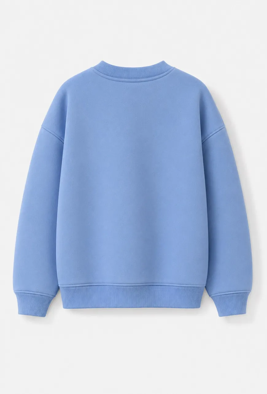 Niebieska bluza chłopięca - oversize