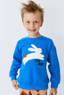 Niebieska bluza chłopięca z nadrukiem - Limited Edition